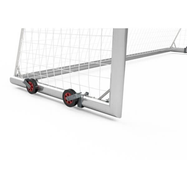 Jalgpalliväravad 5x2m vabaltseisvad, transpordirattad