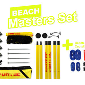 Teisaldatav rannavõrkpallikomplekt Funtec Beach Master Set 2