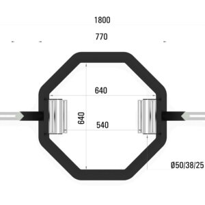 Kang TriGrip HEX Barbell Toorx