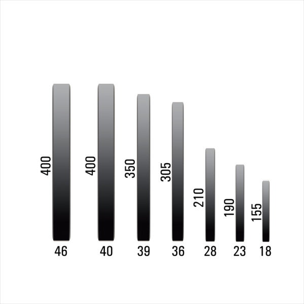Kangikettad Toorx metallist 1,25-25kg