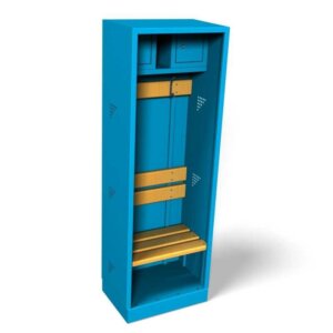 Avatud riietusruumikapp metallist, laius 60cm
