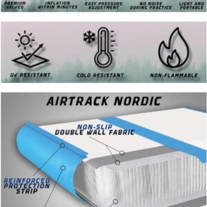 Õhkrada Airtrack Nordic Delux 3-10m