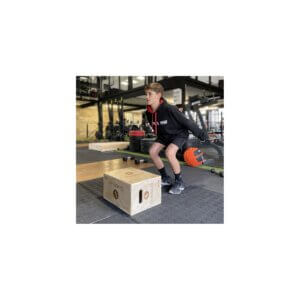 Plyo platvorm puidust Sveltus 25x35x45cm