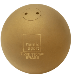 Kuul Nordic Brass Matt võistlus 4-7,26kg