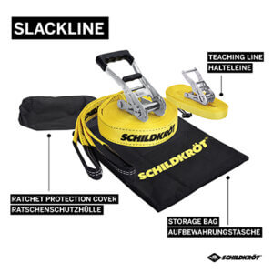 Tasakaalulint Slackline 15 koos abilindiga