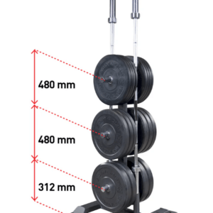 Ketaste ja kangide hoidja Body Solid GWT56