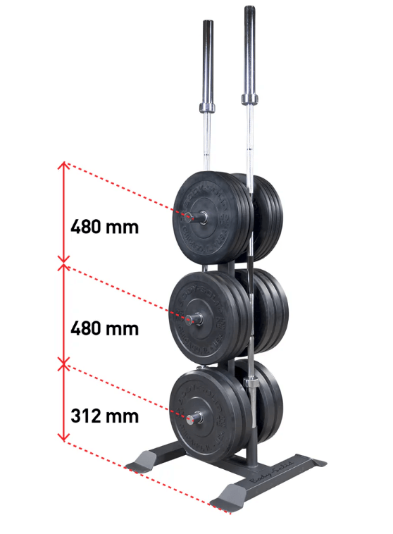 Ketaste ja kangide hoidja Body Solid GWT56