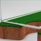 Jalgpalliväravad 7,32×2,44×0,8x2m hülssides Sportsystem