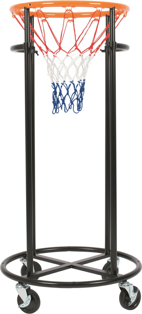 Ratastega korvil on originaalmõõtmetes korvpallirõngas.

Korvi kõrgust saab reguleerida vahemikus 1m-1,8m.

Korvil on 4 pöörlevat ning mitte määrivat ratast.

R