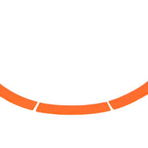 Rajamärgistusjoon “kurv” 10tk komplektis Megaform